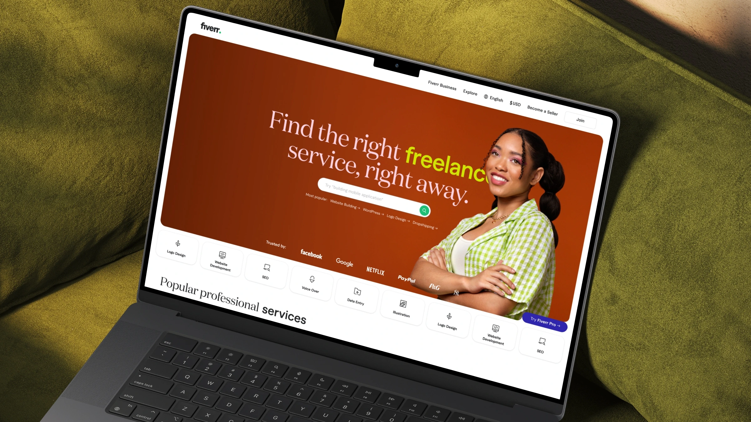 Fiverr — Homepage Refresh